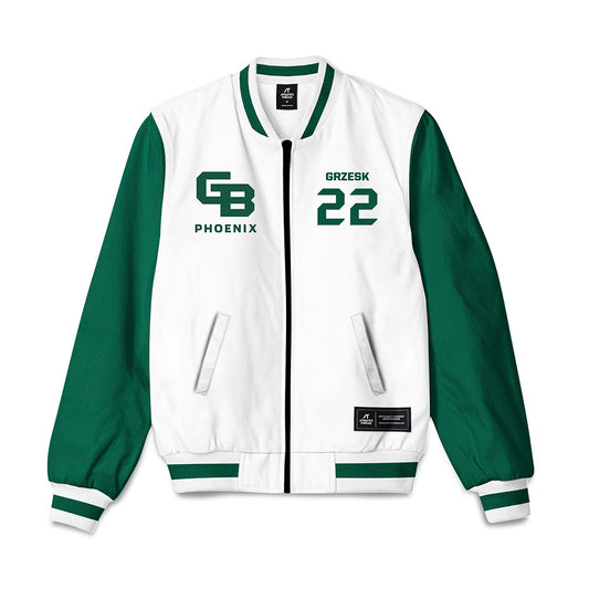 UW Green Bay - NCAA Women's Basketball : Gracie Grzesk - Bomber Jacket-0