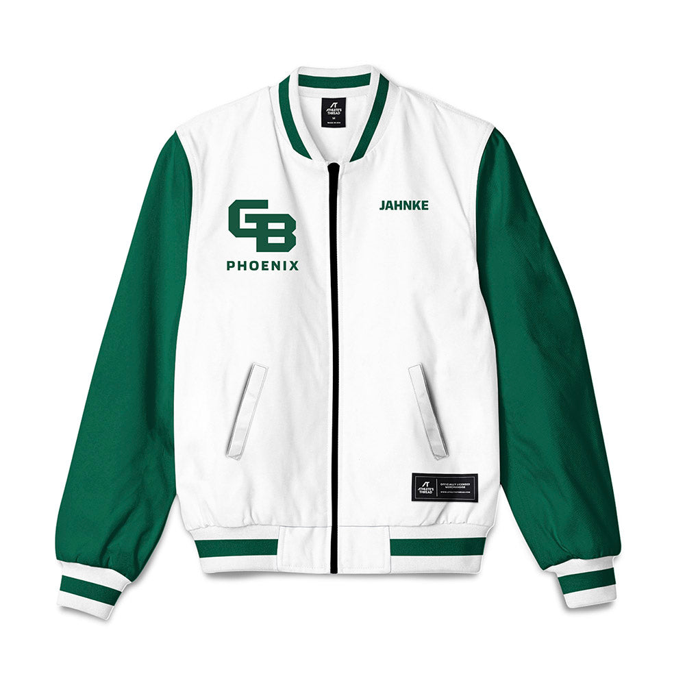 UW Green Bay - NCAA Men's Cross Country : Noah Jahnke - Bomber Jacket-0