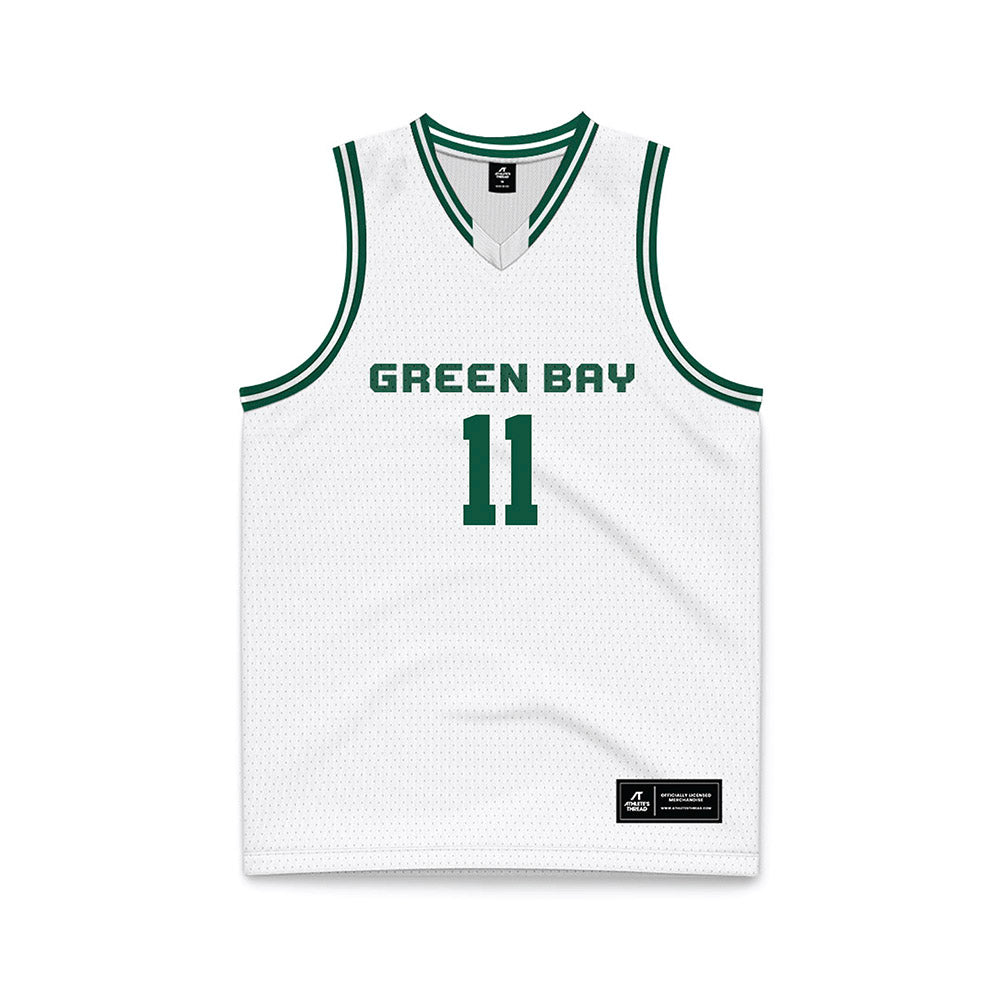 UW Green Bay - NCAA Men's Basketball : Trey Schachter - Basketball Jersey-0