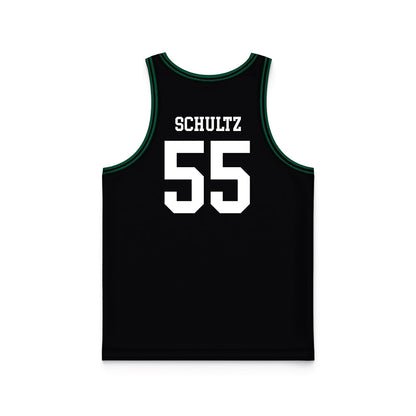UW Green Bay - NCAA Women's Basketball : Meghan Schultz - Black Basketball Jersey-1