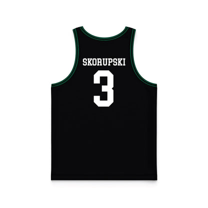 UW Green Bay - NCAA Women's Basketball : Madison Skorupski - Black Basketball Jersey-1