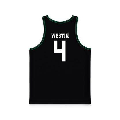 UW Green Bay - NCAA Women's Basketball : Maren Westin - Black Basketball Jersey-1