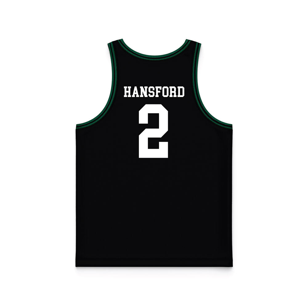 UW Green Bay - NCAA Women's Basketball : Lily Hansford - Black Basketball Jersey-1