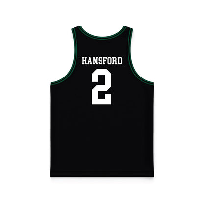 UW Green Bay - NCAA Women's Basketball : Lily Hansford - Black Basketball Jersey-1