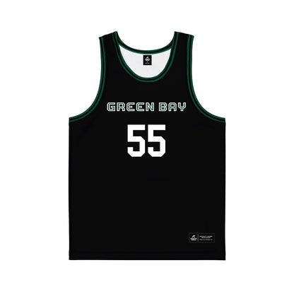 UW Green Bay - NCAA Women's Basketball : Meghan Schultz - Black Basketball Jersey-0