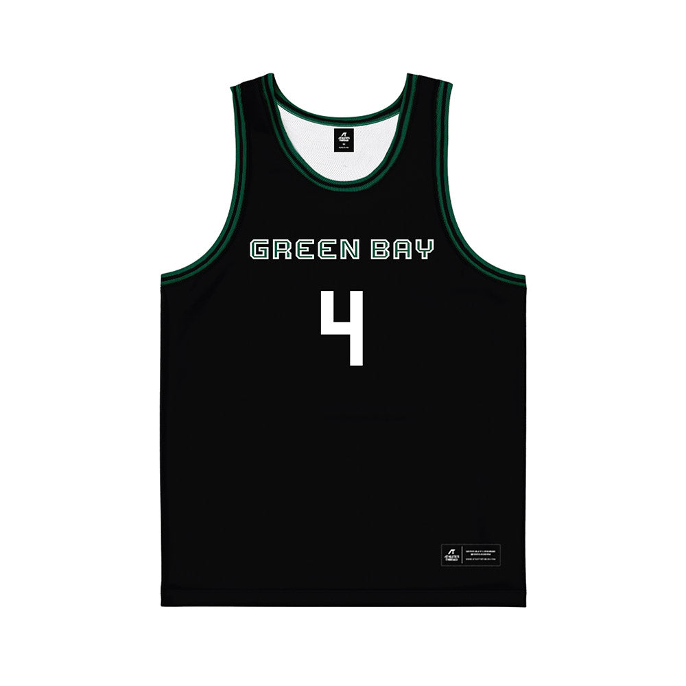 UW Green Bay - NCAA Women's Basketball : Maren Westin - Black Basketball Jersey-0