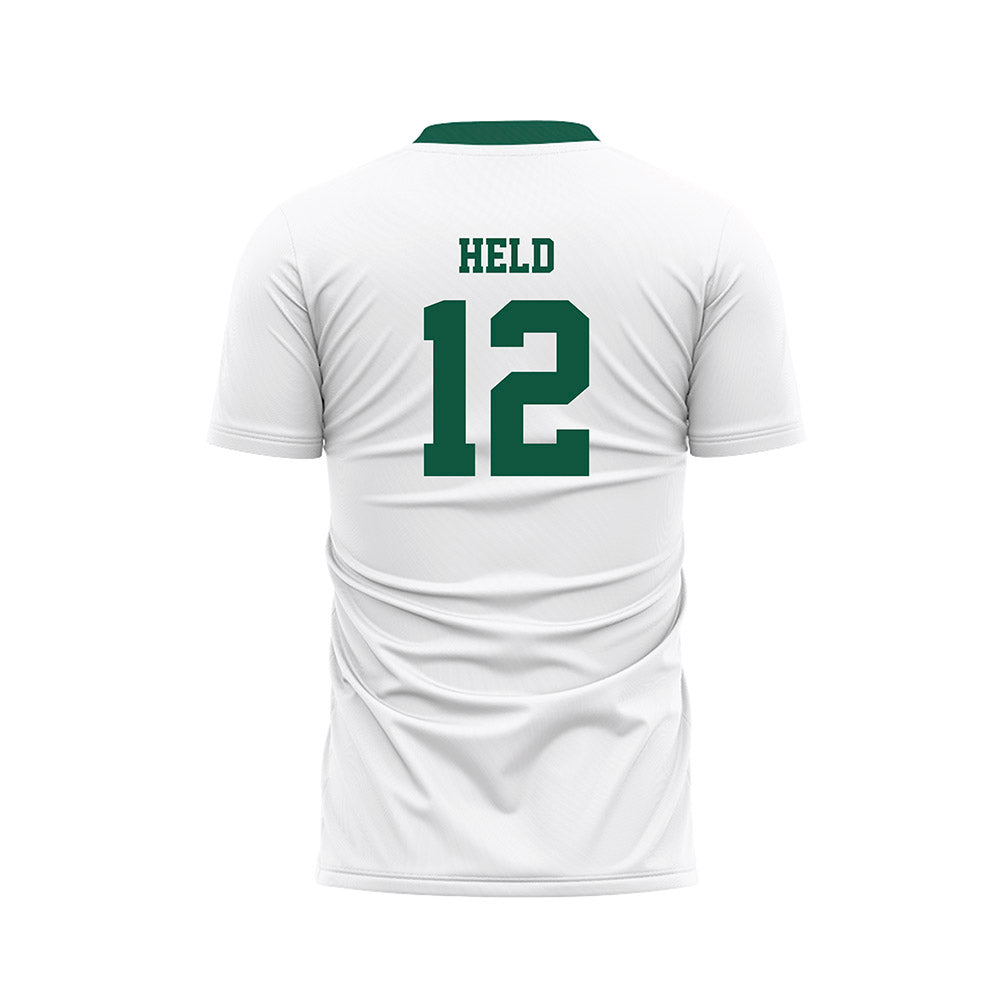 UW Green Bay - NCAA Men's Soccer : Kamden Held - White Soccer Jersey-1