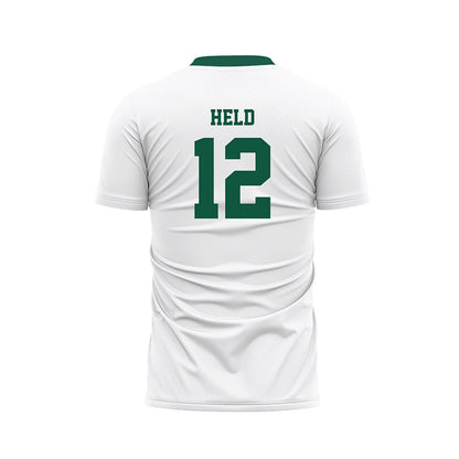 UW Green Bay - NCAA Men's Soccer : Kamden Held - White Soccer Jersey-1