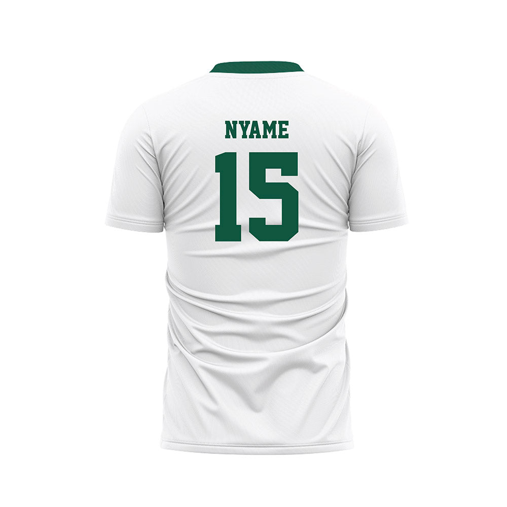 UW Green Bay - NCAA Men's Soccer : Dennis Nyame - White Soccer Jersey