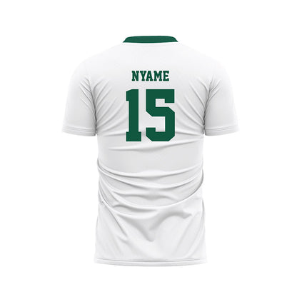 UW Green Bay - NCAA Men's Soccer : Dennis Nyame - White Soccer Jersey