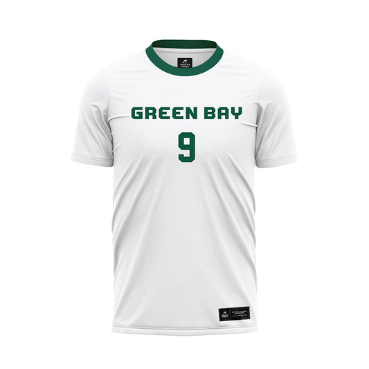 UW Green Bay - NCAA Men's Soccer : Jake Broekhuizen - White Soccer Jersey-0
