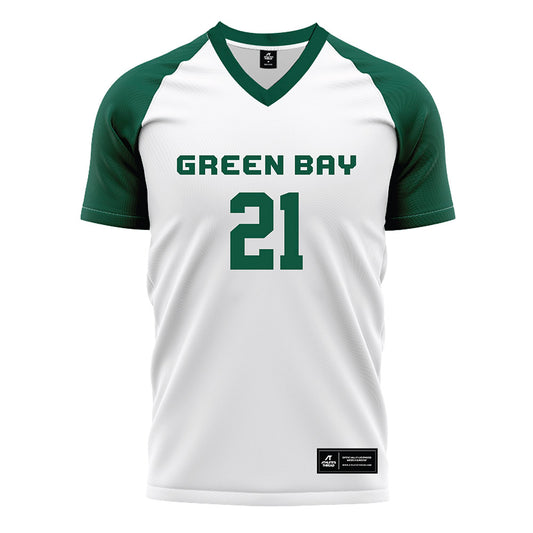 UW Green Bay - NCAA Women's Soccer : Ella Coates - White Soccer Jersey-0
