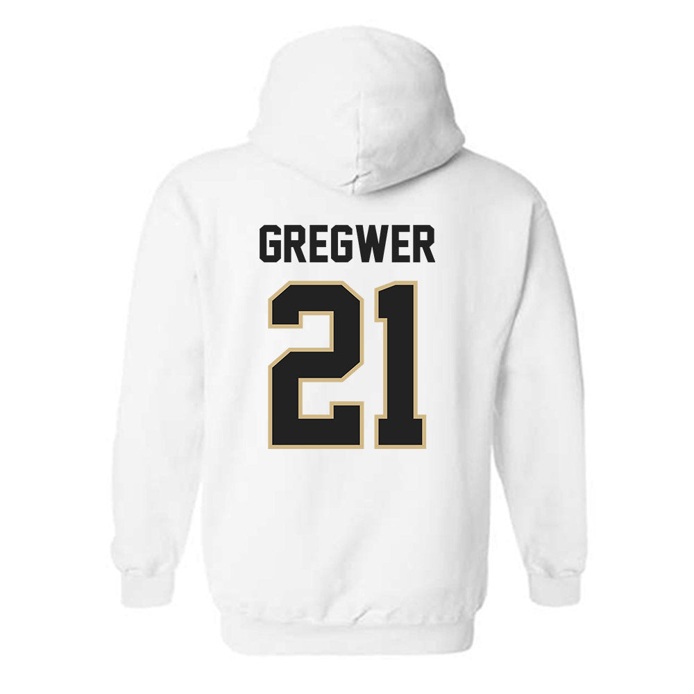 PFW - NCAA Women's Basketball : Claire Gregwer - Classic Shersey Hooded Sweatshirt-1