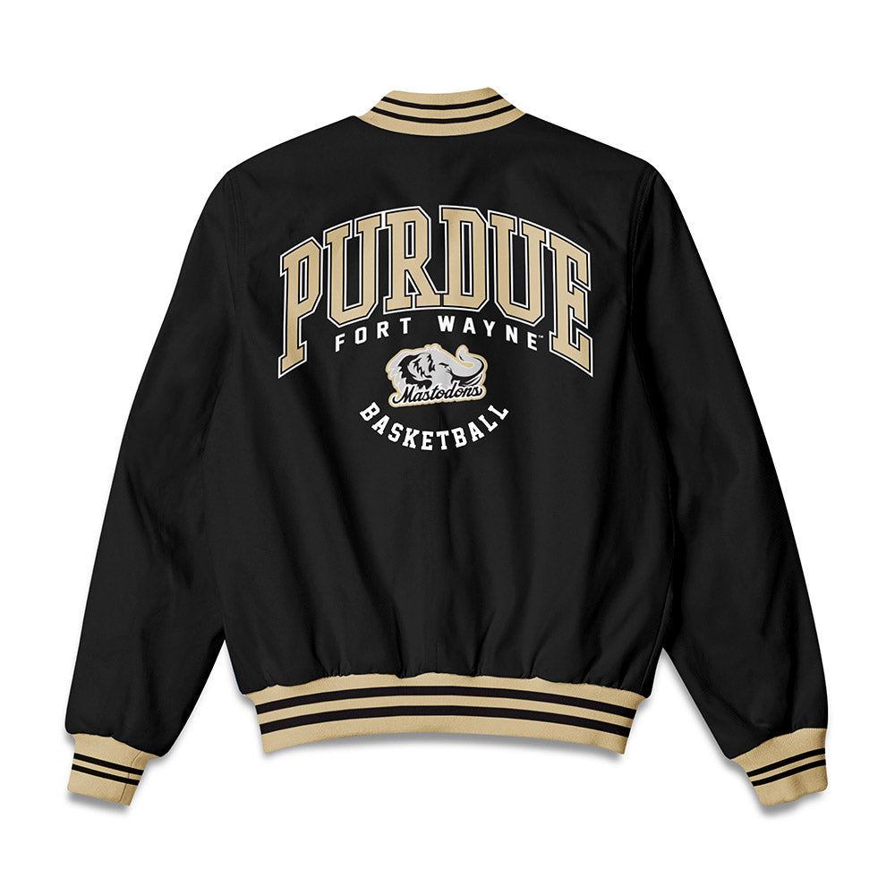 PFW - NCAA Women's Basketball : Claire Gregwer - Bomber Jacket-1