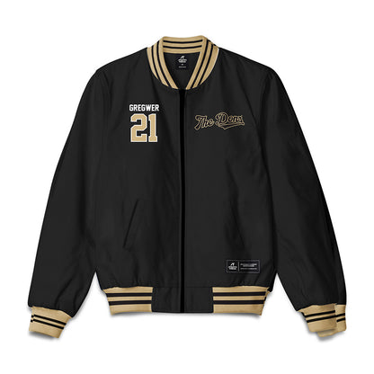 PFW - NCAA Women's Basketball : Claire Gregwer - Bomber Jacket-0