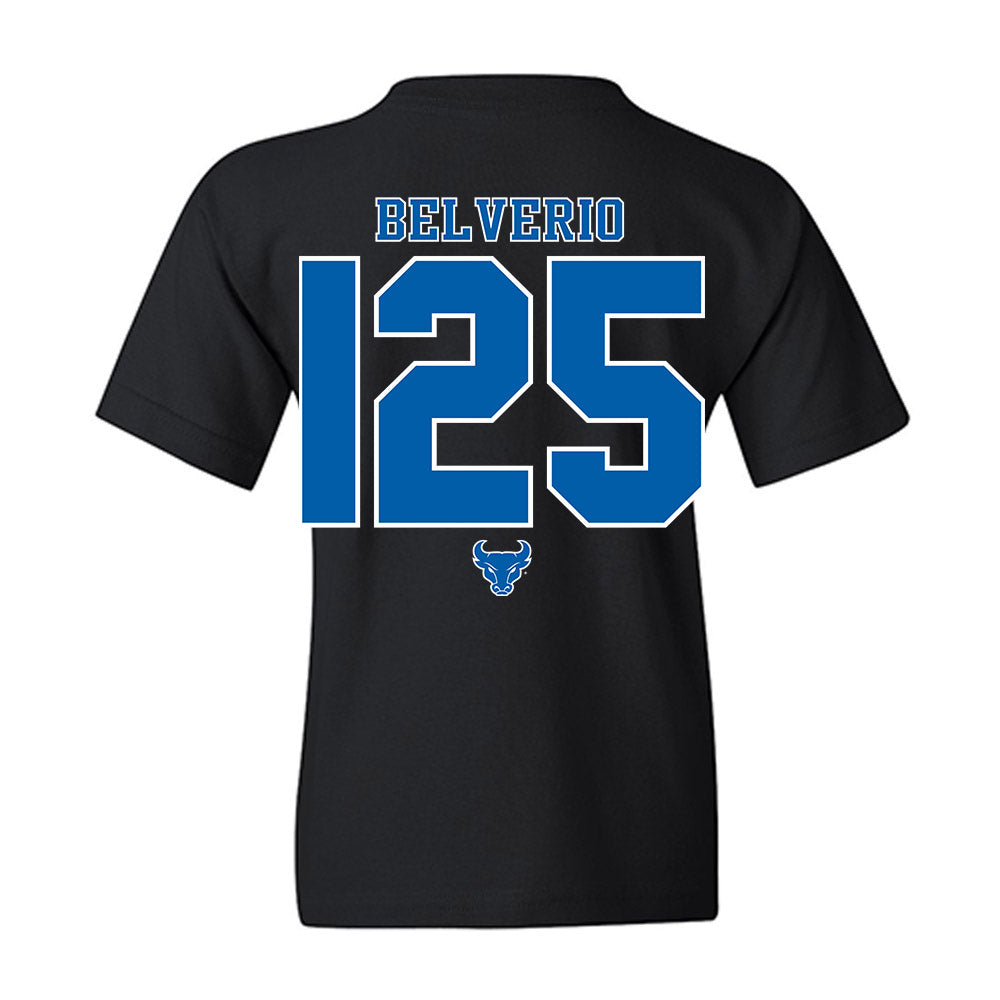 Buffalo - NCAA Wrestling : Zachary Belverio - Classic Shersey Youth T-Shirt-1