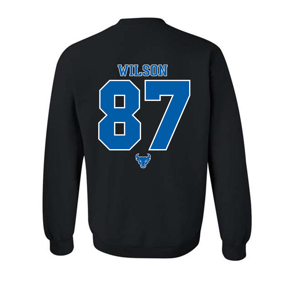 Buffalo - NCAA Football : Trevor Wilson - Classic Shersey Crewneck Sweatshirt-3