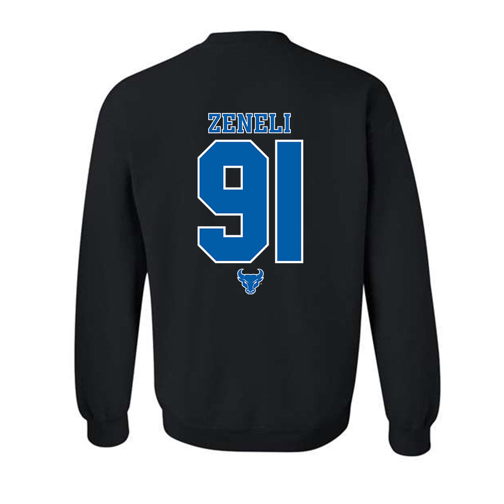 Buffalo - NCAA Football : Henri Zeneli - Classic Shersey Crewneck Sweatshirt-2
