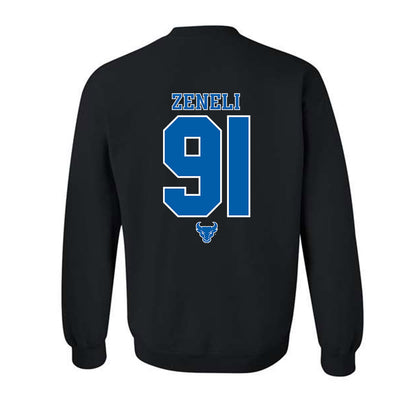 Buffalo - NCAA Football : Henri Zeneli - Classic Shersey Crewneck Sweatshirt-2