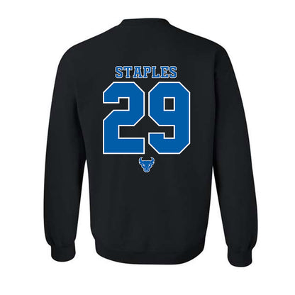 Buffalo - NCAA Football : Cardel Staples - Classic Shersey Crewneck Sweatshirt-3