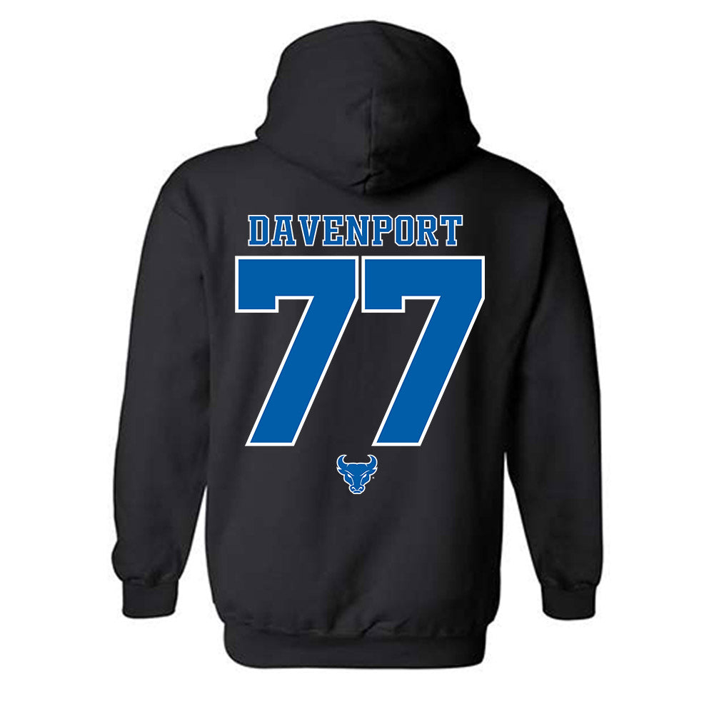 Buffalo - NCAA Football : Jackson Davenport - Hooded Sweatshirt-3