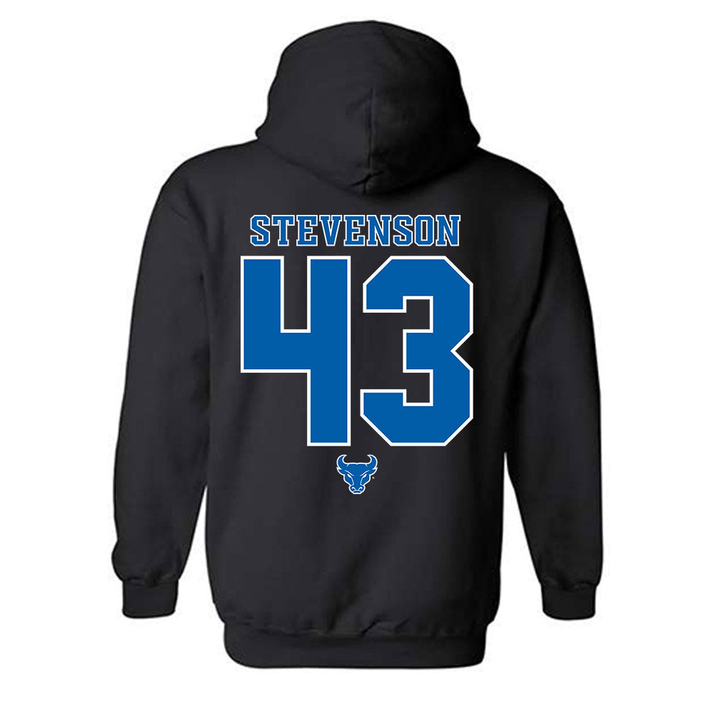 Buffalo - NCAA Football : Xair Stevenson - Hooded Sweatshirt-3
