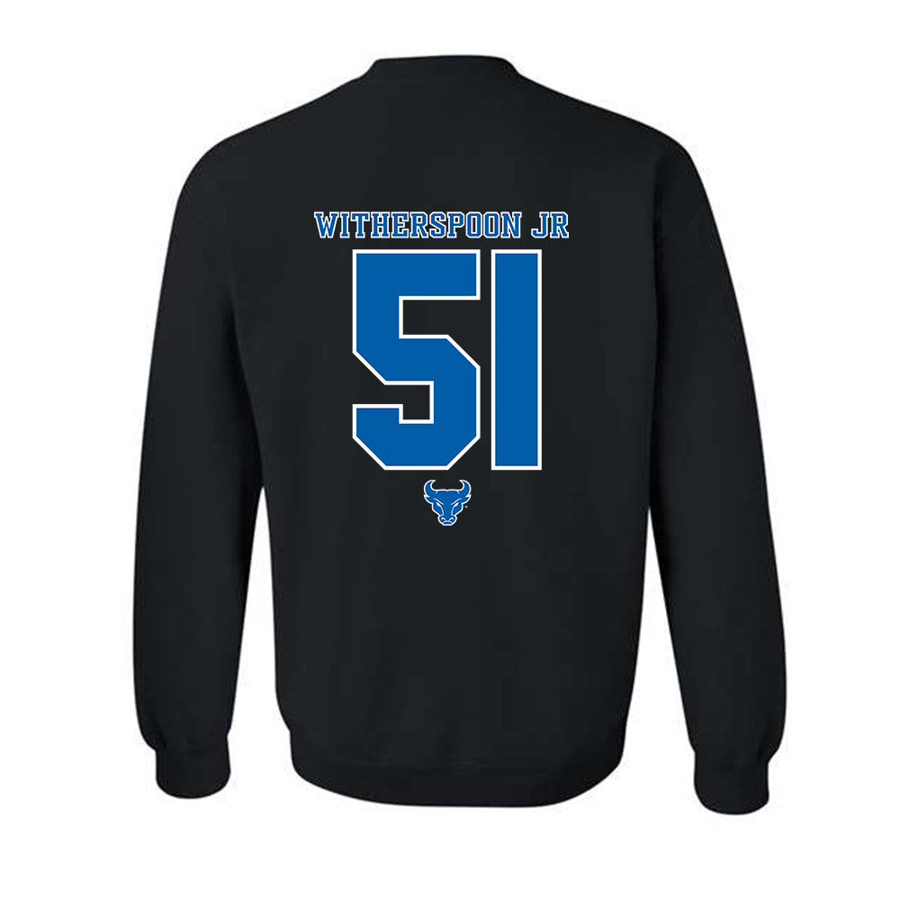 Buffalo - NCAA Football : Anwar Witherspoon Jr. - Classic Shersey Crewneck Sweatshirt-2