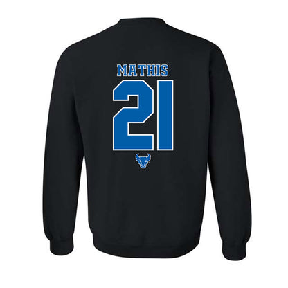 Buffalo - NCAA Football : Devare Mathis - Classic Shersey Crewneck Sweatshirt-3