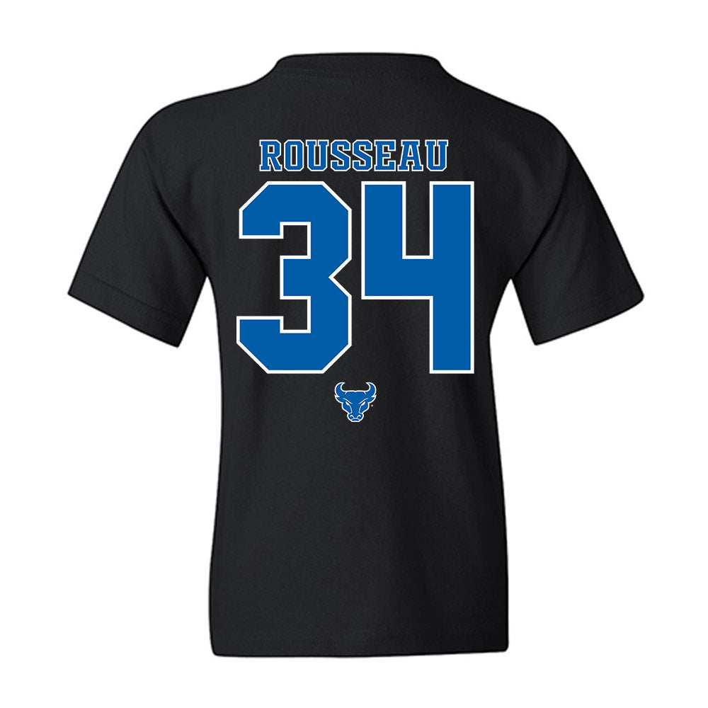 Buffalo - NCAA Football : Jonathan Rousseau - Youth T-Shirt-2