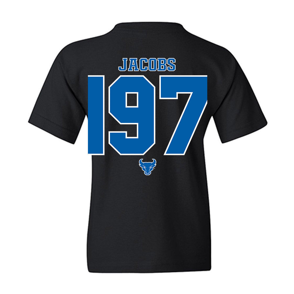 Buffalo - NCAA Wrestling : Connor Jacobs - Youth T-Shirt-1