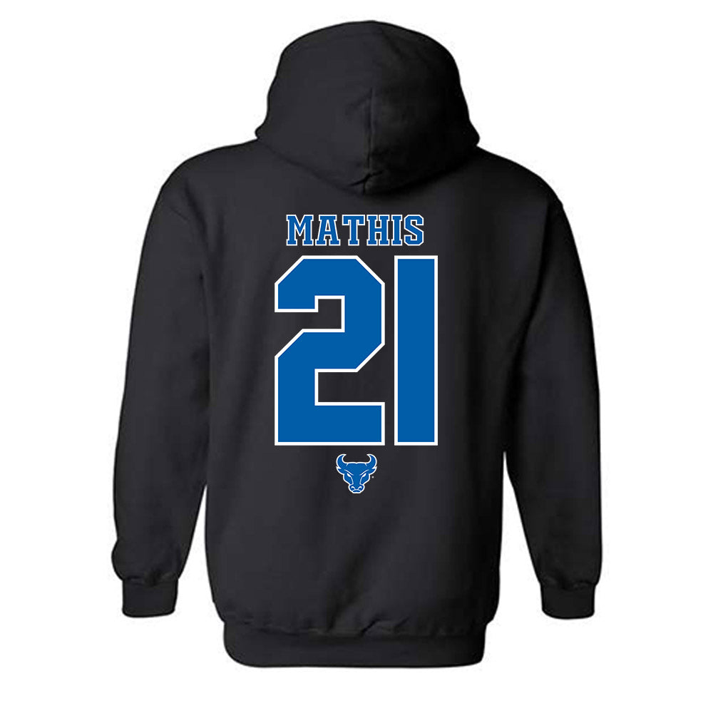 Buffalo - NCAA Football : Devare Mathis - Classic Shersey Hooded Sweatshirt-2