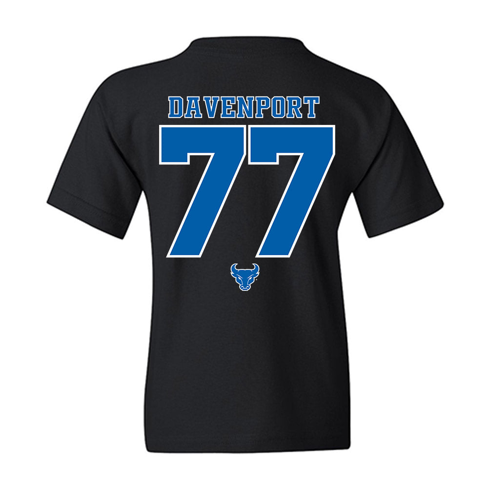 Buffalo - NCAA Football : Jackson Davenport - Youth T-Shirt-3