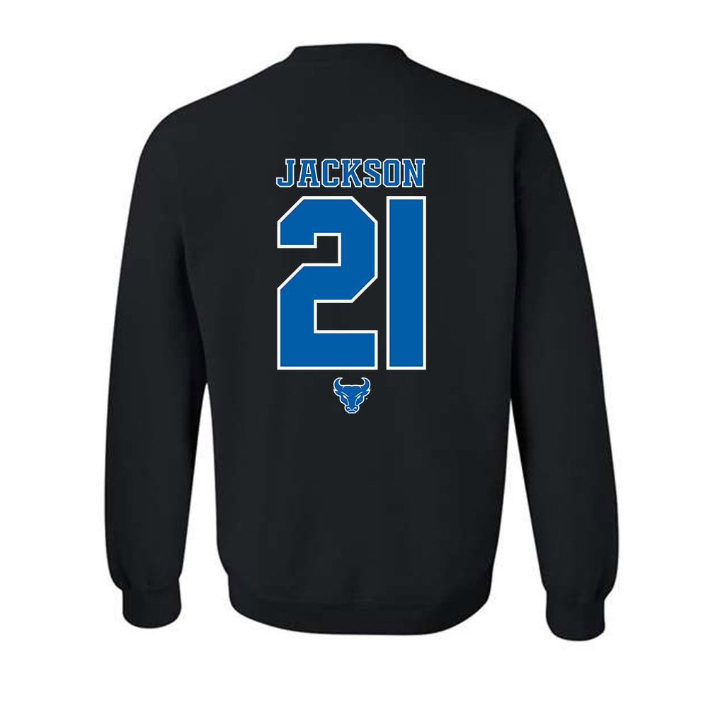 Buffalo - NCAA Women's Basketball : diann jackson - Crewneck Sweatshirt-1
