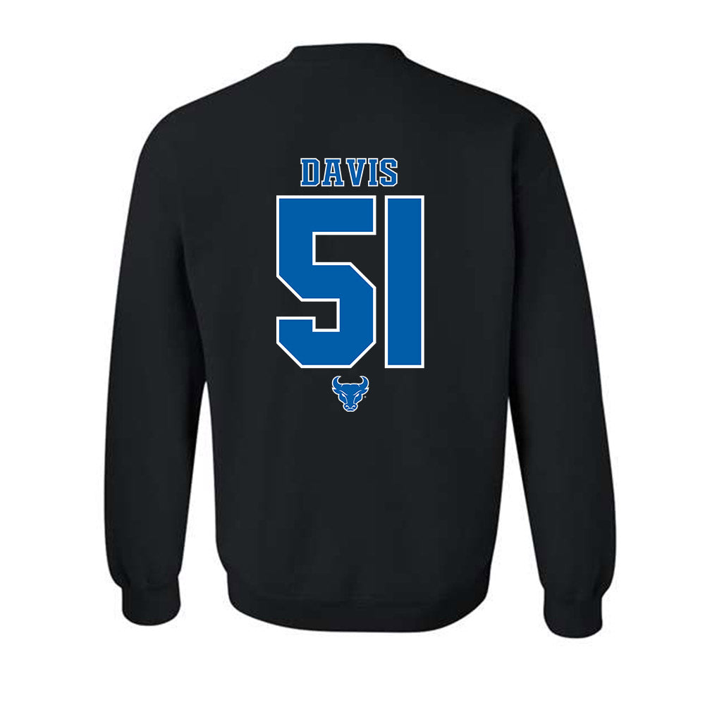 Buffalo - NCAA Football : Tyrone Davis - Crewneck Sweatshirt-3
