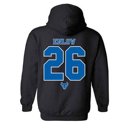 Buffalo - NCAA Football : Chase Enlow - Classic Shersey Hooded Sweatshirt-3