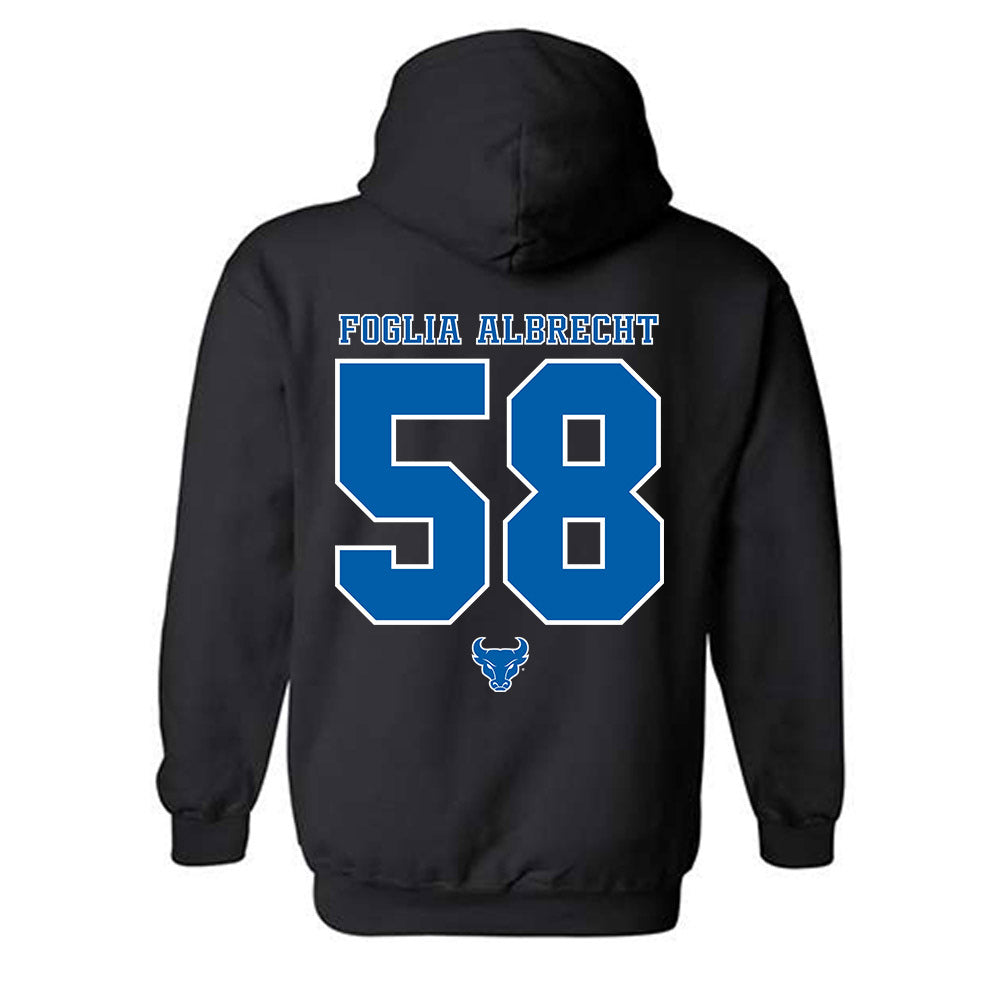 Buffalo - NCAA Football : Ben Foglia-Albrecht - Classic Shersey Hooded Sweatshirt-2