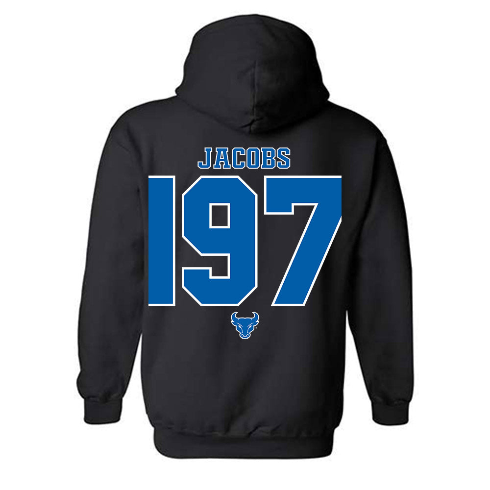 Buffalo - NCAA Wrestling : Connor Jacobs - Hooded Sweatshirt-1