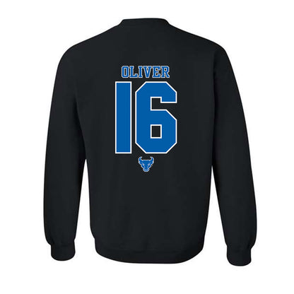 Buffalo - NCAA Football : Caleb Oliver - Classic Shersey Crewneck Sweatshirt-3