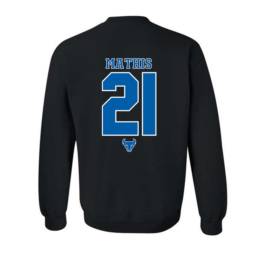 Buffalo - NCAA Football : Devare Mathis - Classic Shersey Crewneck Sweatshirt-2