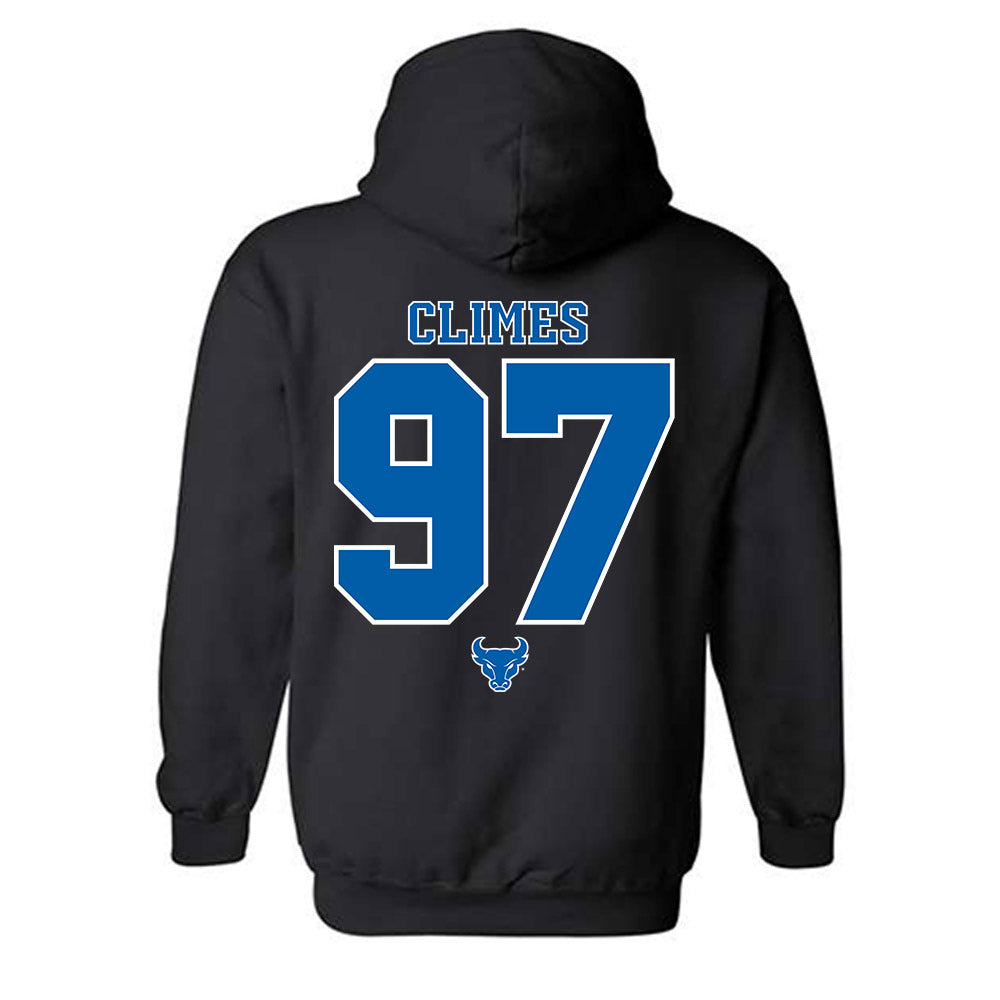 Buffalo - NCAA Football : Christopher Climes - Classic Shersey Hooded Sweatshirt-2