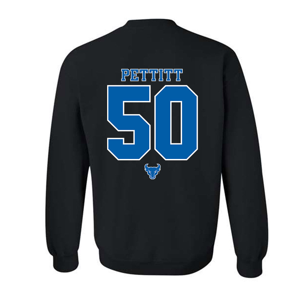 Buffalo - NCAA Football : Zach Pettitt - Classic Shersey Crewneck Sweatshirt-3