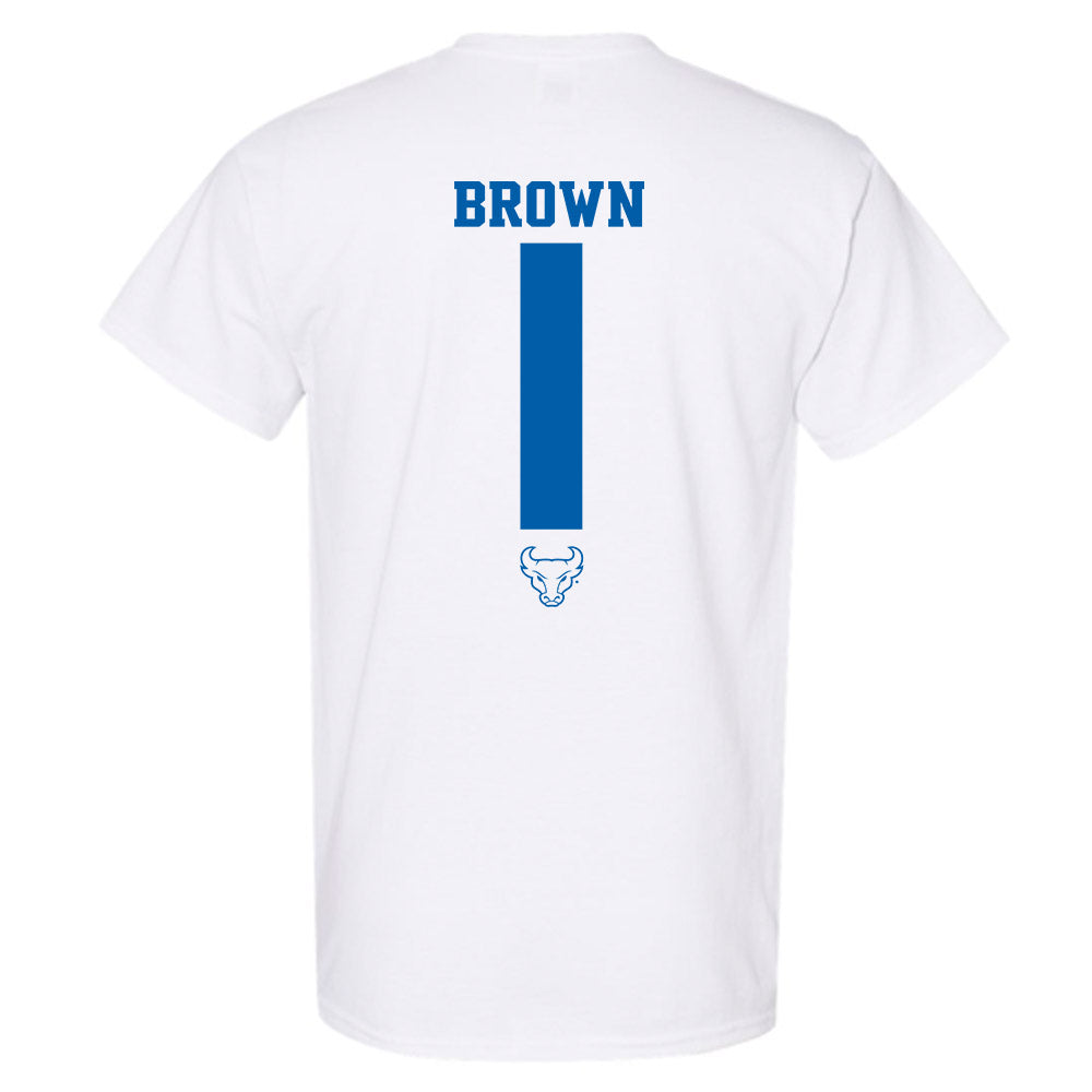 Buffalo - NCAA Football : Saveon Brown - Classic Shersey T-Shirt-1