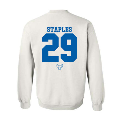 Buffalo - NCAA Football : Cardel Staples - Classic Shersey Crewneck Sweatshirt-1