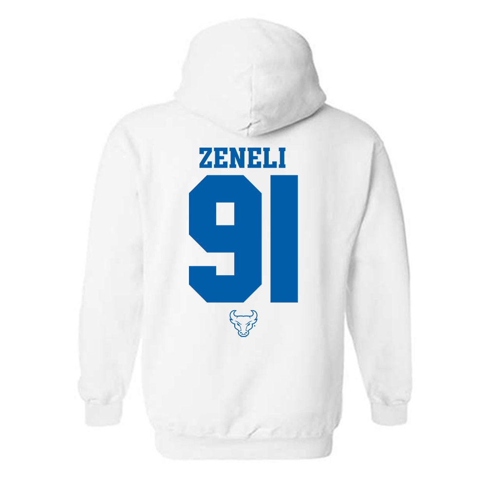 Buffalo - NCAA Football : Henri Zeneli - Classic Shersey Hooded Sweatshirt-1