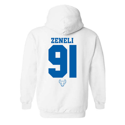 Buffalo - NCAA Football : Henri Zeneli - Classic Shersey Hooded Sweatshirt-1