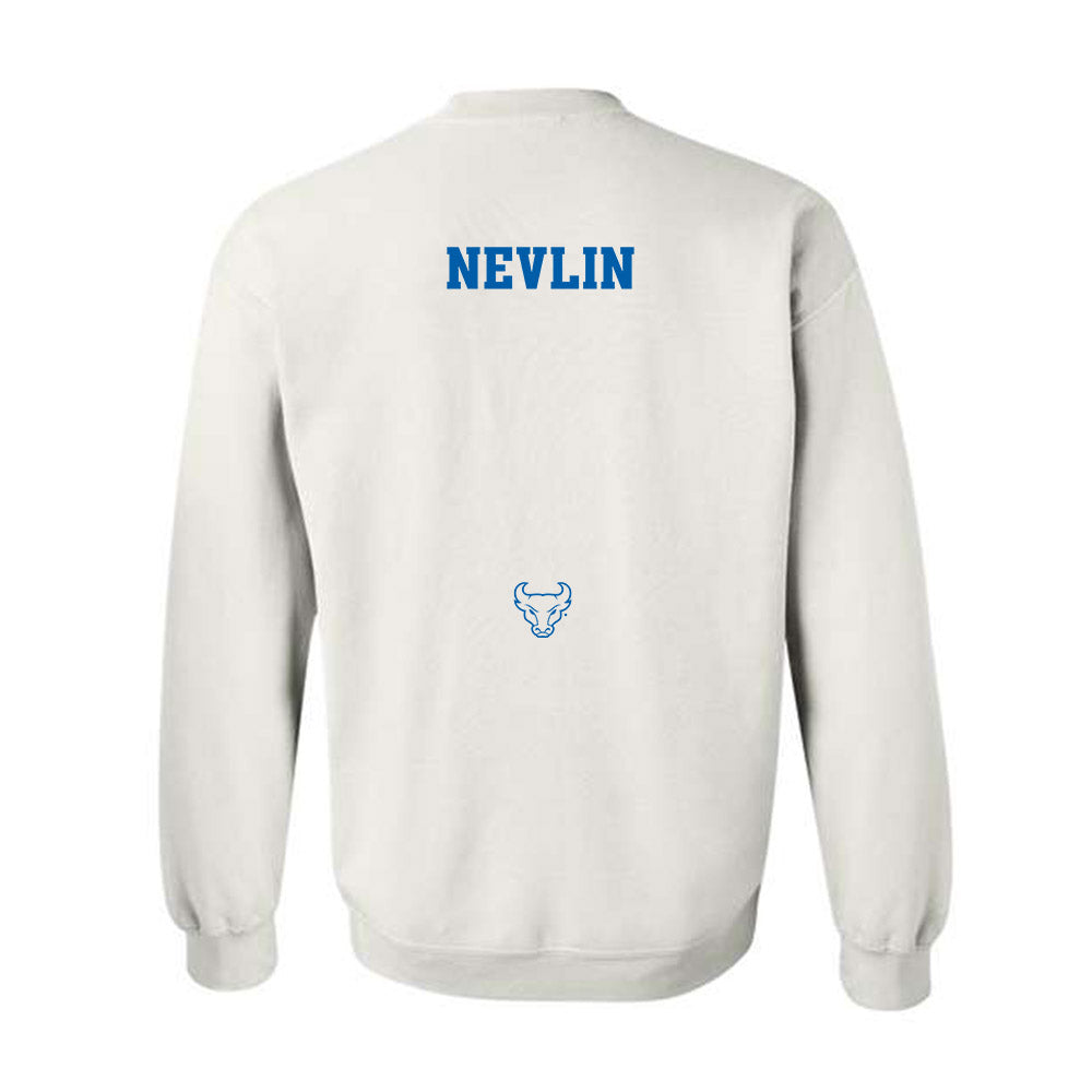 Buffalo - NCAA Wrestling : Max Nevlin - Classic Shersey Crewneck Sweatshirt-1