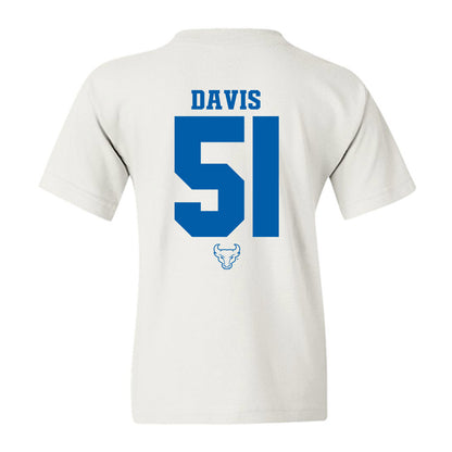 Buffalo - NCAA Football : Tyrone Davis - Youth T-Shirt-1