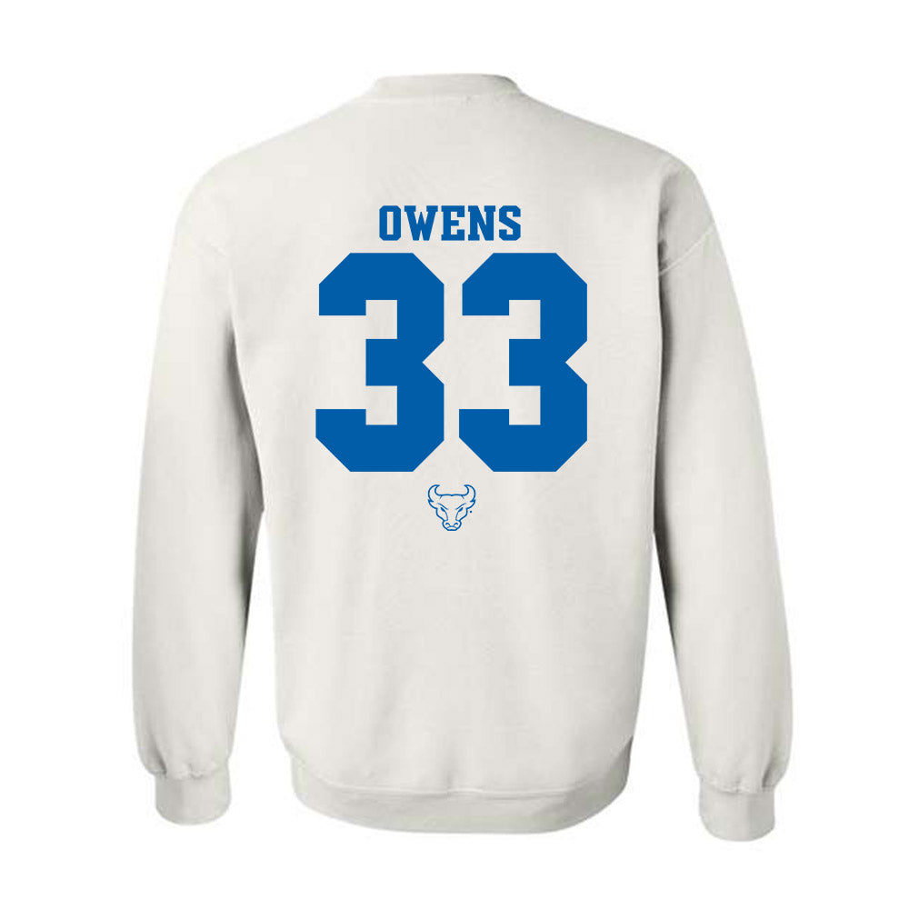 Buffalo - NCAA Football : Jordan Owens - Classic Shersey Crewneck Sweatshirt-1