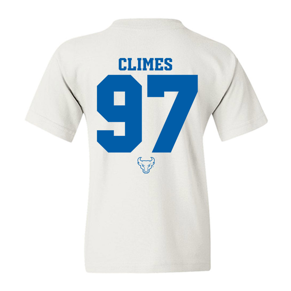 Buffalo - NCAA Football : Christopher Climes - Classic Shersey Youth T-Shirt-1