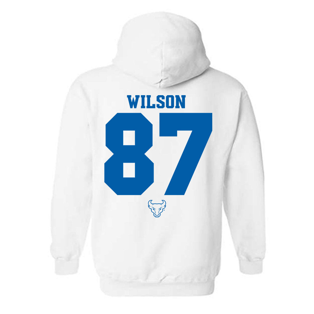 Buffalo - NCAA Football : Trevor Wilson - Classic Shersey Hooded Sweatshirt-1